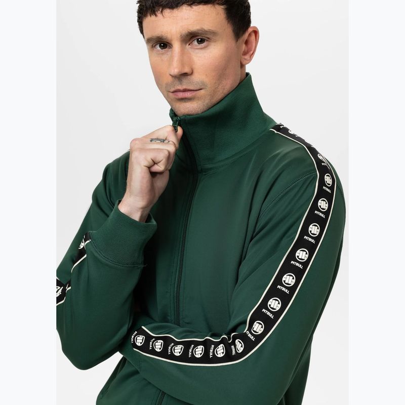 Bluză pentru bărbați Pitbull Track Jacket Powers bottle green 6