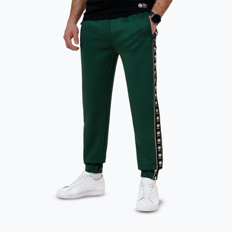 Pantaloni pentru bărbați Pitbull Track Pants Powers bottle green 3