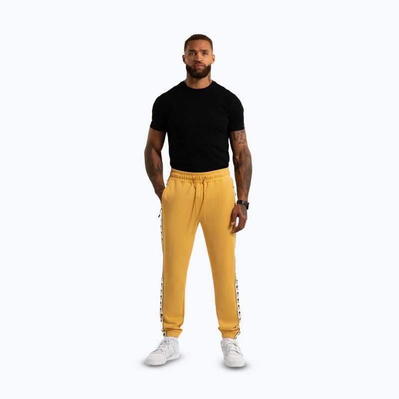 Pantaloni pentru bărbați Pitbull Track Pants Powers pale yellow 2