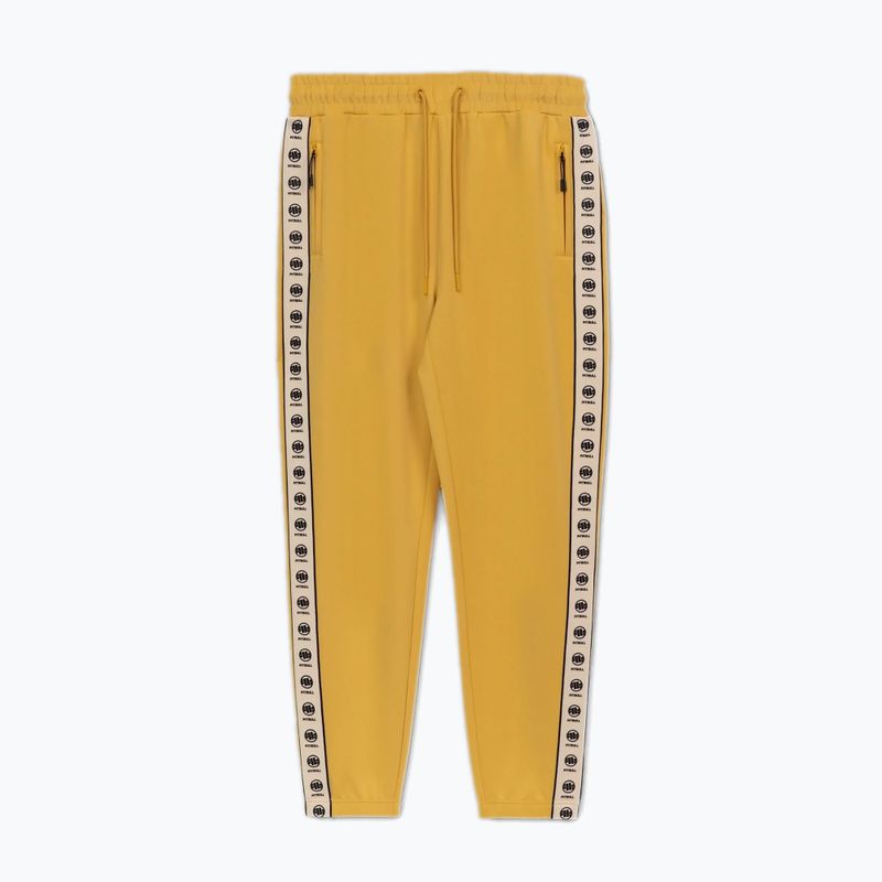 Pantaloni pentru bărbați Pitbull Track Pants Powers pale yellow 5