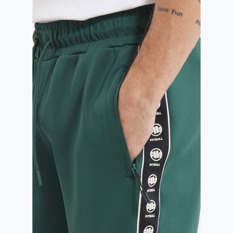 Pantaloni scurți pentru bărbați Pitbull Track Shorts Powers bottle green 2