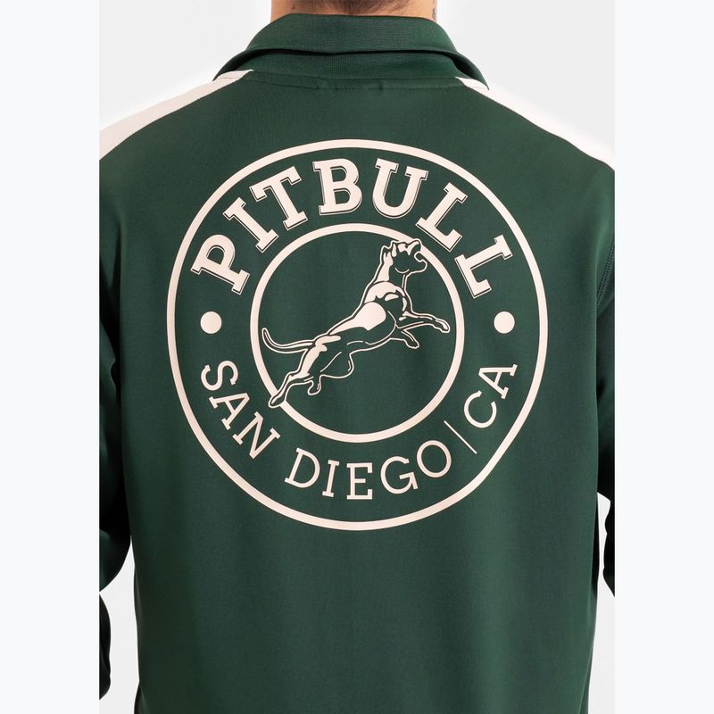 Bluză pentru bărbați  Pitbull Track Jacket San Diego bottle green 5