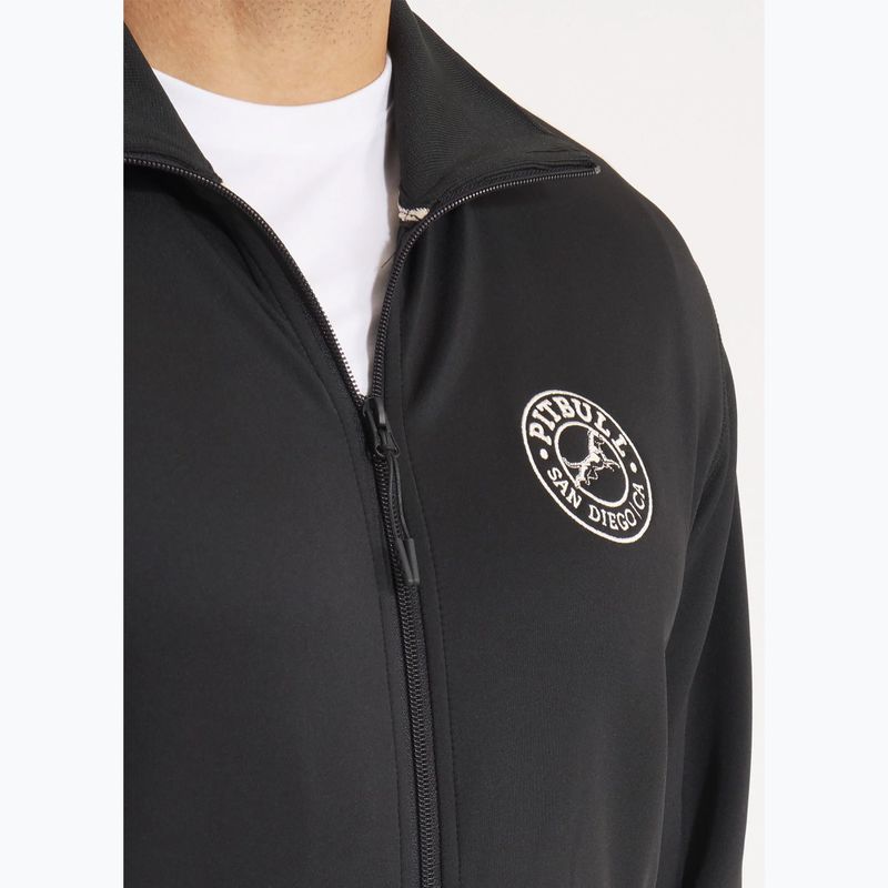 Bluză pentru bărbați  Pitbull Track Jacket San Diego black 5