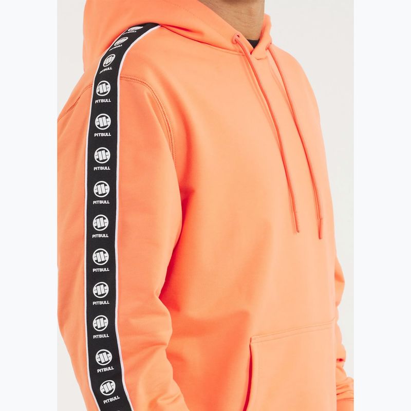 Hanorac pentru bărbați  Pitbull Tape Nugget Hooded Sweatshirt bright salmon 4
