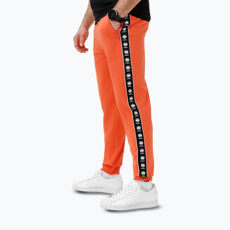 Pantaloni pentru bărbați Pitbull Tape Nugget Jogging bright salmon 3