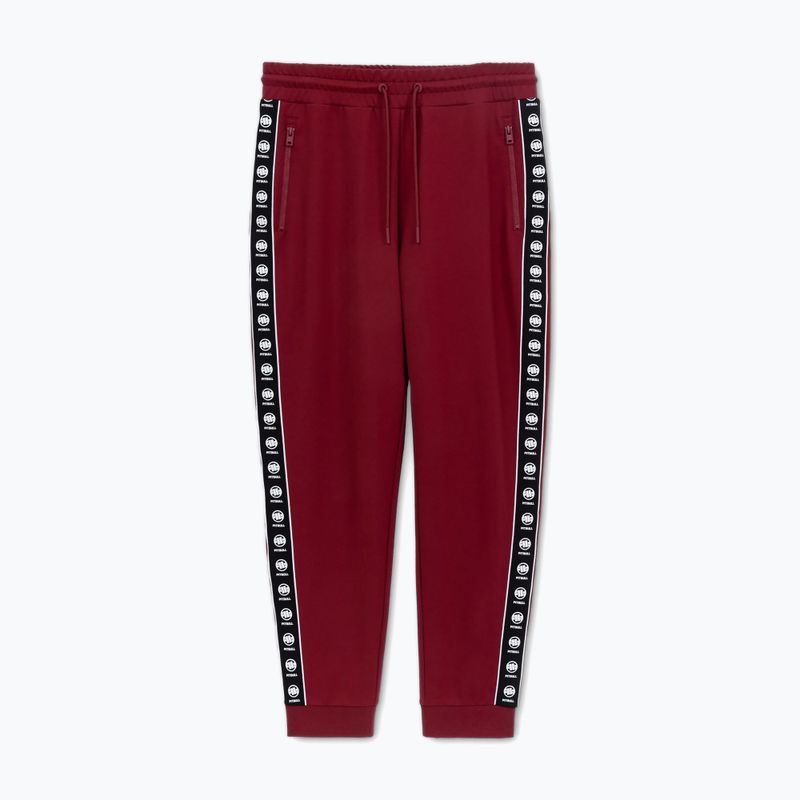 Pantaloni pentru bărbați Pitbull Tape Nugget Jogging burgundy 5