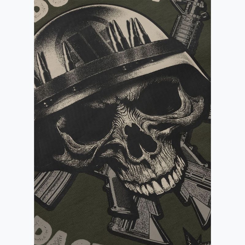 Bluză pentru bărbați  Pitbull Para Bellum Crewneck Sweatshirt old green 7