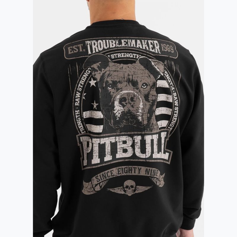 Bluză pentru bărbați Pitbull Troublemaker Crewneck Sweatshirt black 3