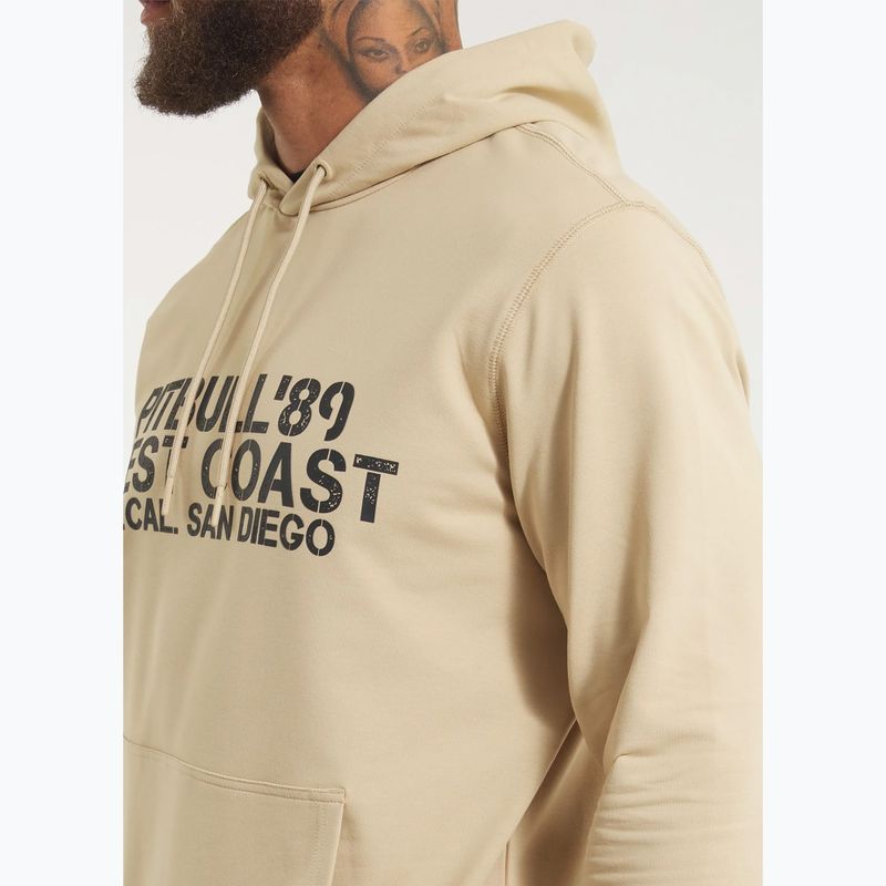 Hanorac pentru bărbați Pitbull Driving Hooded Sweatshirt pale sand 6