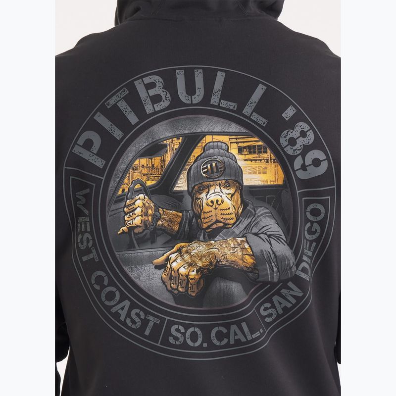 Hanorac pentru bărbați Pitbull Driving Hooded Zip Sweatshirt black 4