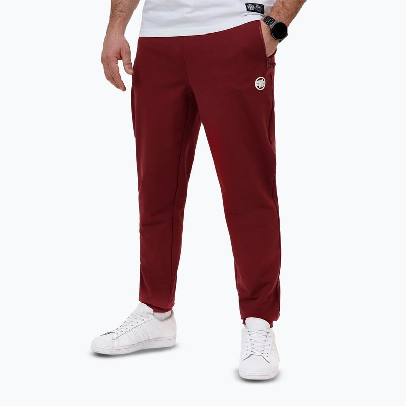 Pantaloni pentru bărbați Pitbull Nugget Jogging burgundy