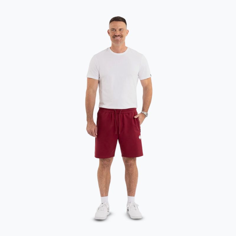 Pantaloni scurți pentru bărbați Pitbull Nugget burgundy 2
