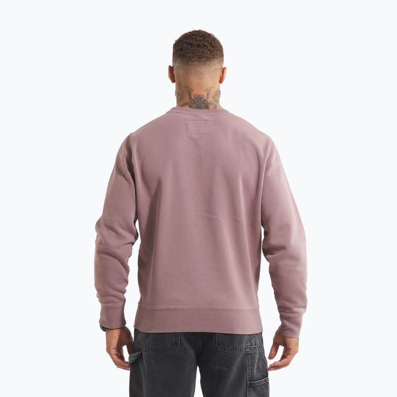 Bluză pentru bărbați Pitbull Lancaster 2 Crewneck Sweatshirt washed burgundy 3