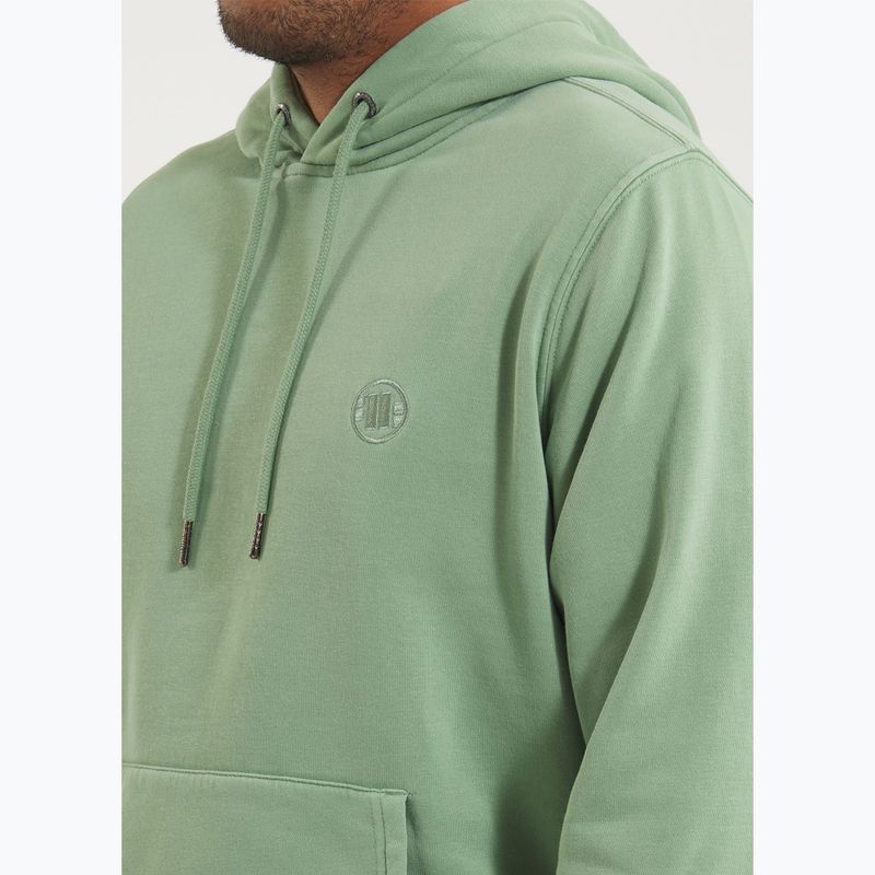 Hanorac pentru bărbați Pitbull Lancaster 2 Hooded Sweatshirt washed green 4