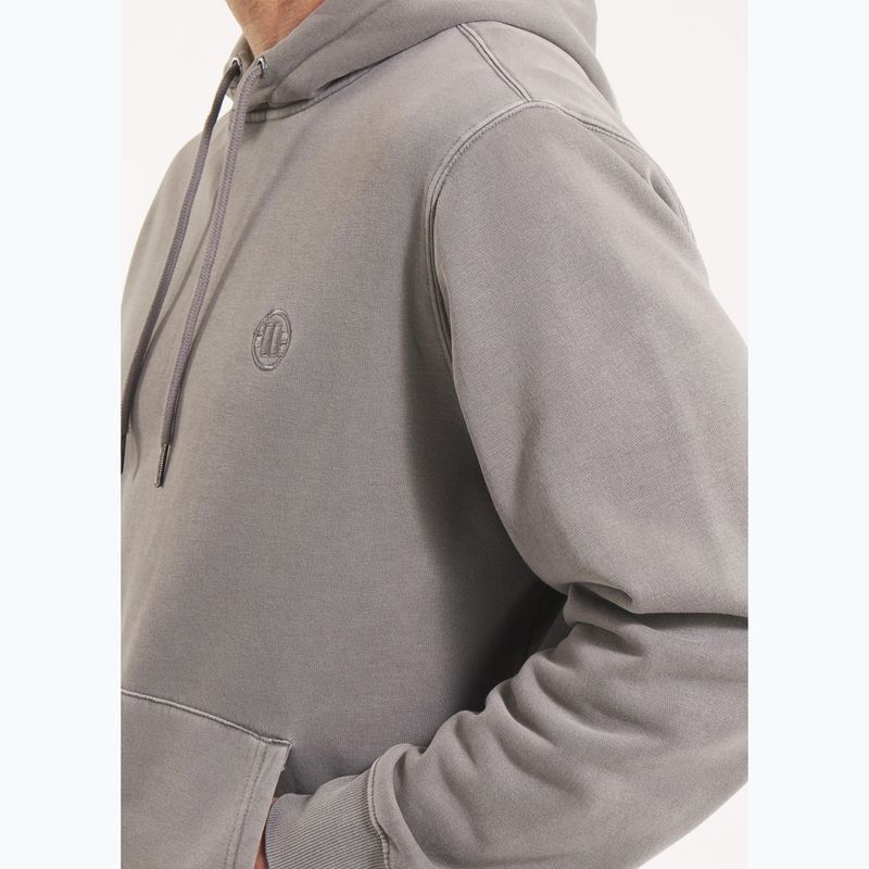 Hanorac pentru bărbați Pitbull Lancaster 2 Hooded Sweatshirt washed grey 4