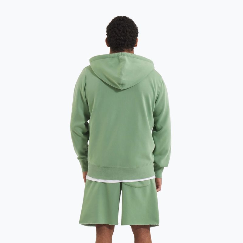 Hanorac pentru bărbați Pitbull Lancaster 2 Hooded Zip Sweatshirt washed green 3
