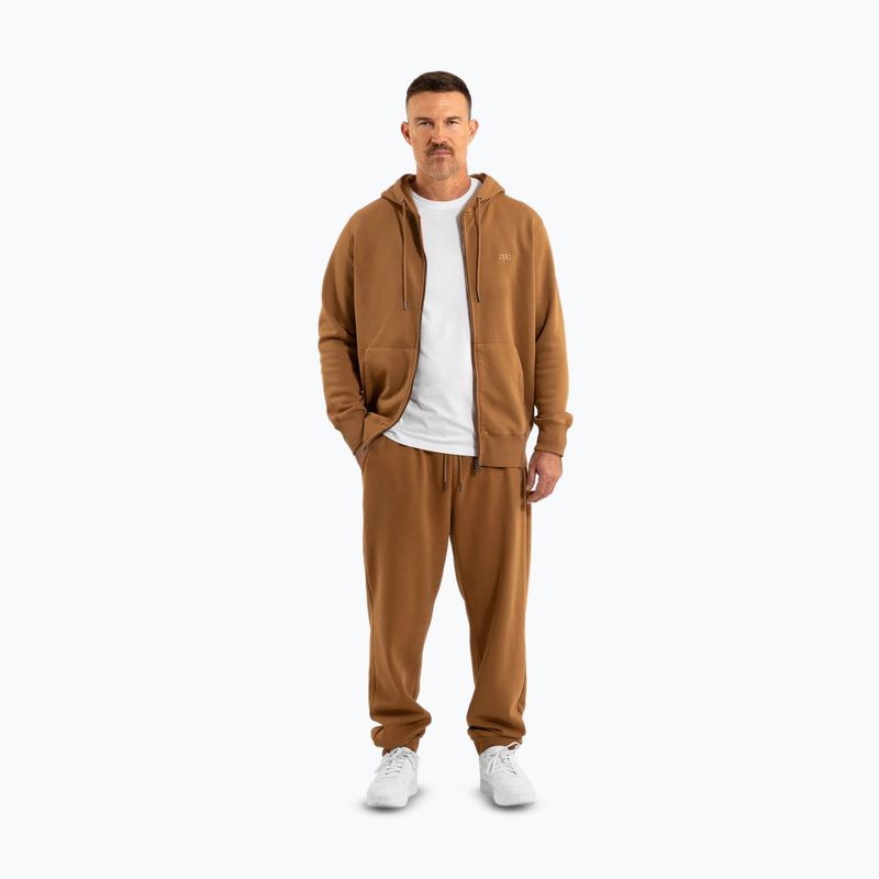 Hanorac pentru bărbați Pitbull Lancaster 2 Hooded Zip Sweatshirt honey yellow 2