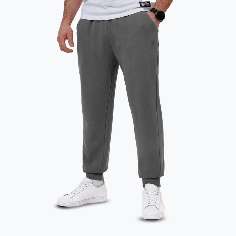 Pantaloni pentru bărbați Pitbull Lancaster 2 Track Pants washed grey 3
