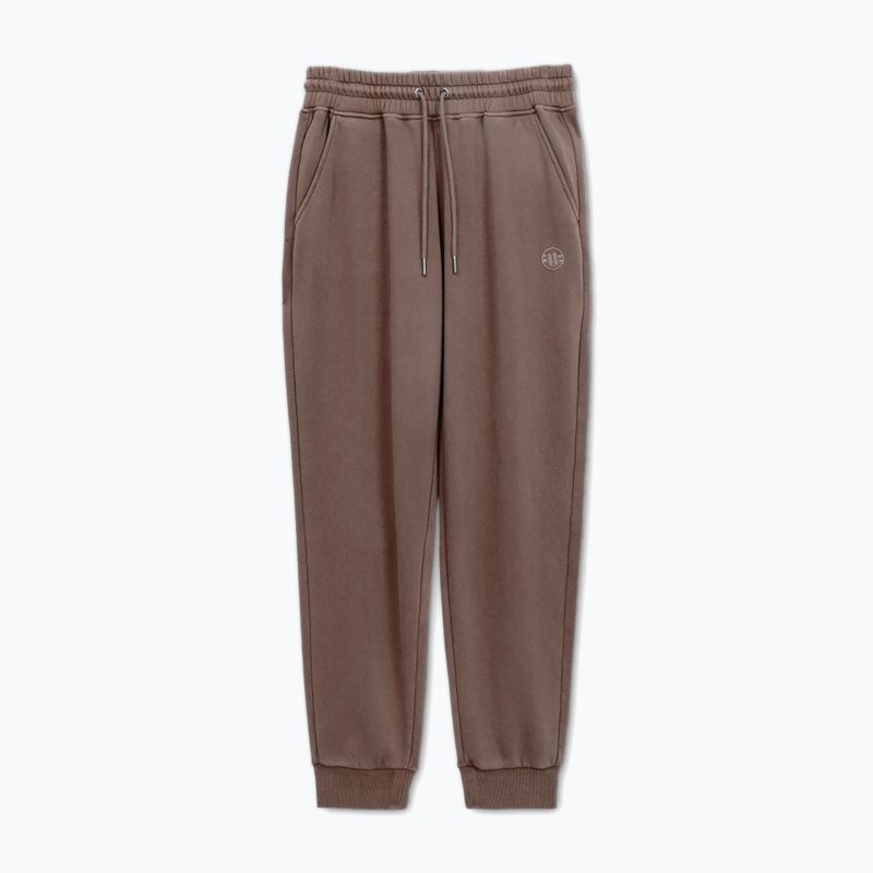 Pantaloni pentru bărbați Pitbull Lancaster 2 Track Pants washed burgundy 4