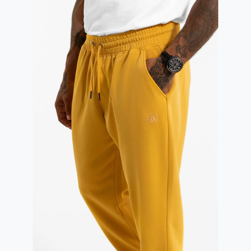 Pantaloni pentru bărbați Pitbull Lancaster 2 Track Pants washed yellow 5