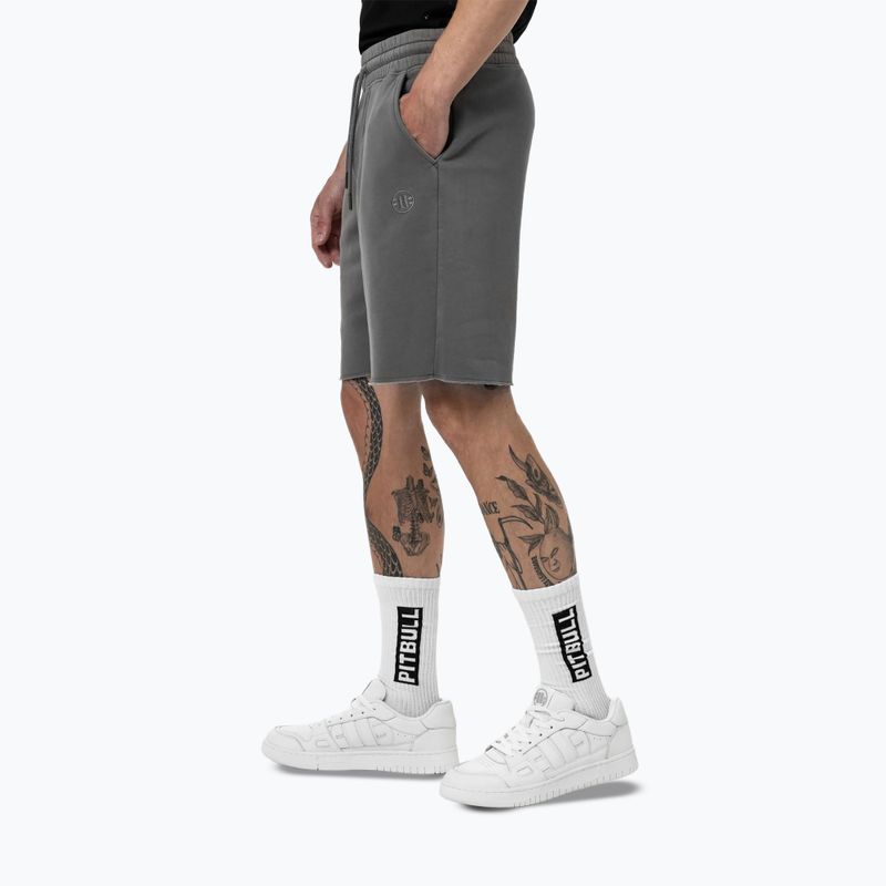 Pantaloni scurți pentru bărbați Pitbull Lancaster 2 washed grey 4