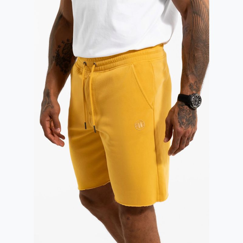 Pantaloni scurți pentru bărbați Pitbull Lancaster 2 washed yellow 5