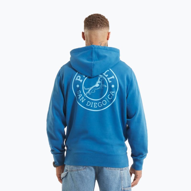 Hanorac Pitbull Vintage Boxing Hooded Sweatshirt shade blue 3
