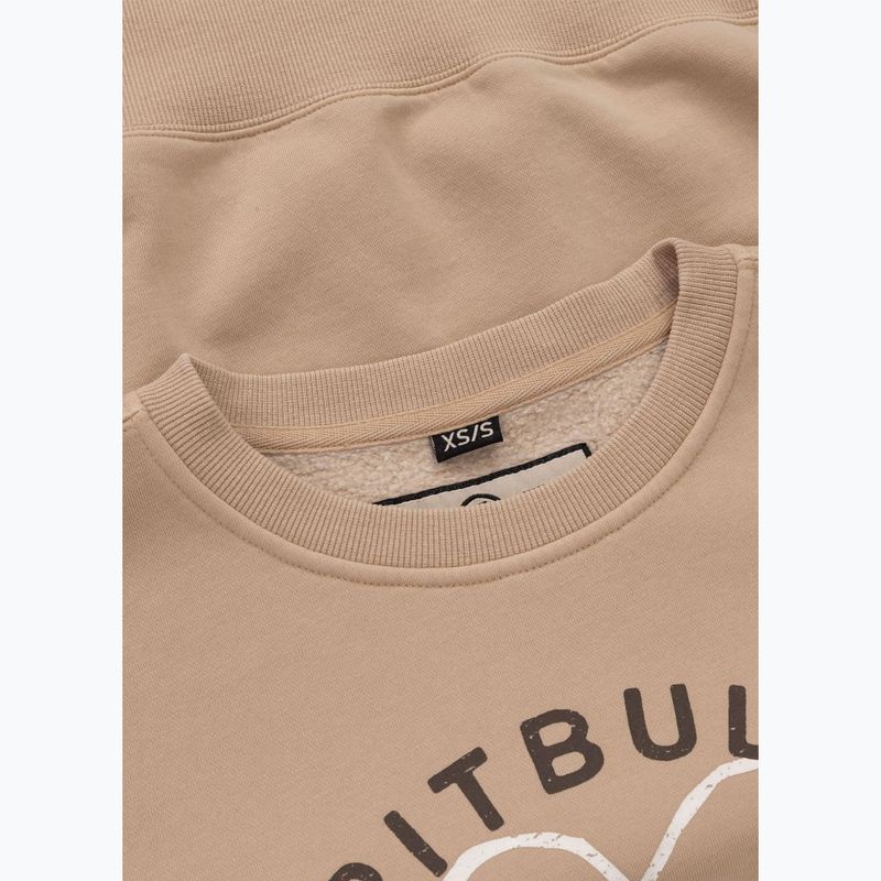 Bluză pentru femei  Pitbull Manzanita Heart Crewneck Sweatshirt sand 6