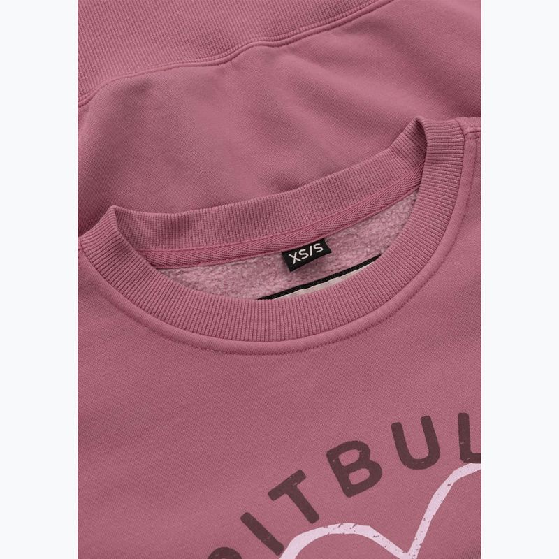 Bluză pentru femei Pitbull Manzanita Heart Crewneck Sweatshirt pink 8