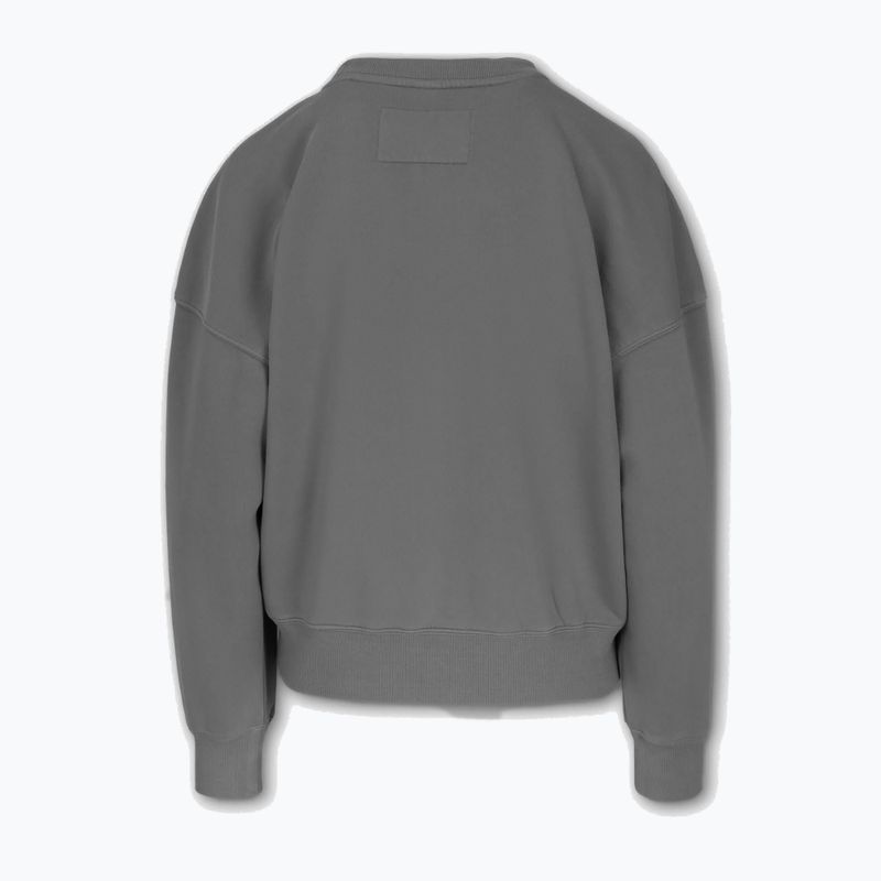 Bluză pentru femei  Pitbull Manzanita Heart Crewneck Sweatshirt washed grey 5