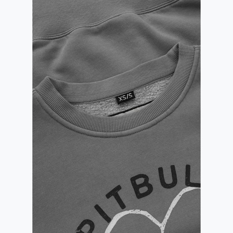 Bluză pentru femei  Pitbull Manzanita Heart Crewneck Sweatshirt washed grey 6