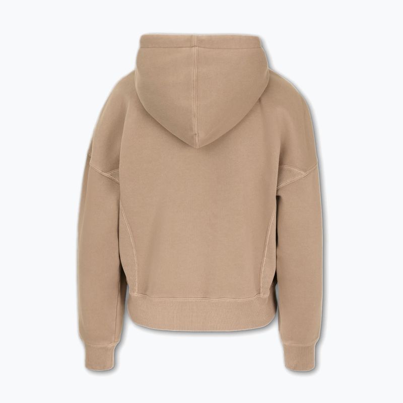 Hanorac pentru femei  Pitbull Manzanita Heart Hooded Zip Sweatshirt sand 4