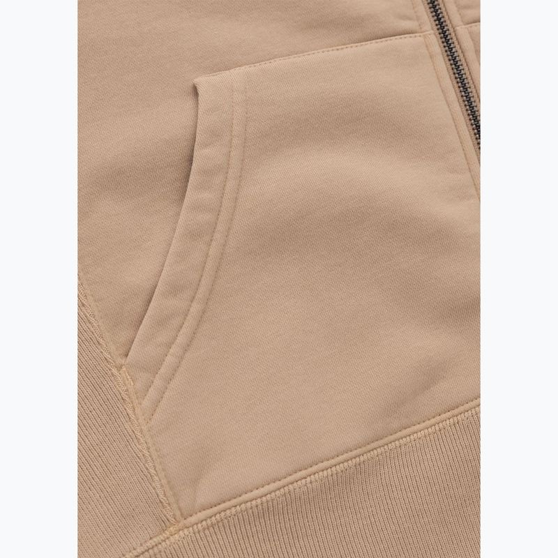 Hanorac pentru femei  Pitbull Manzanita Heart Hooded Zip Sweatshirt sand 8