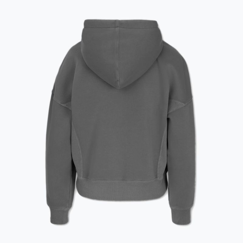 Hanorac pentru femei  Pitbull Manzanita Heart Hooded Zip Sweatshirt washed grey 5