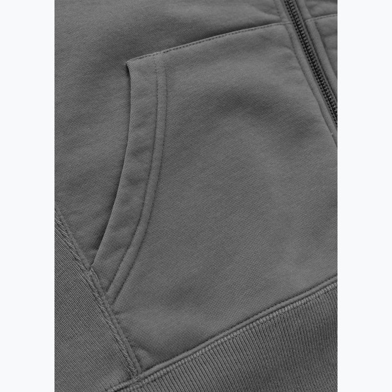 Hanorac pentru femei  Pitbull Manzanita Heart Hooded Zip Sweatshirt washed grey 10