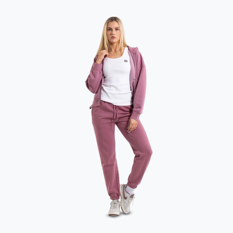 Hanorac pentru femei Pitbull Manzanita Heart Hooded Zip Sweatshirt pink 2