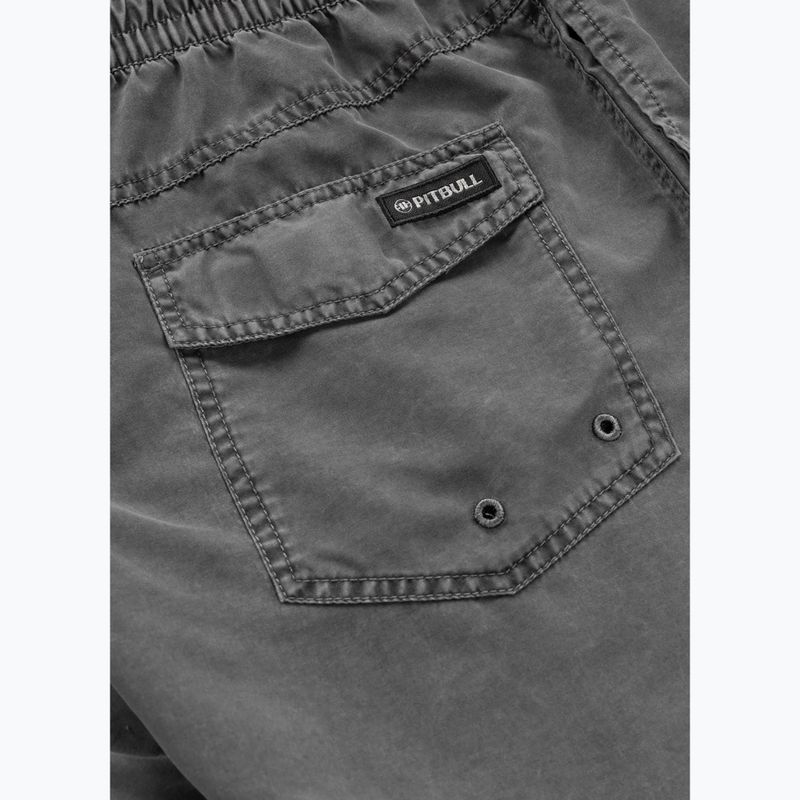 Pantaloni scurți de baie Pitbull Balfour pentru bărbați, grafit închis 5