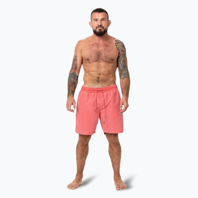 Pantaloni scurți de baie pentru bărbați Pitbull Balfour flame red 2