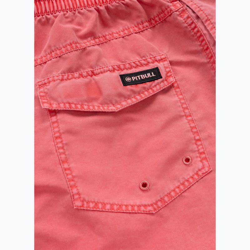 Pantaloni scurți de baie pentru bărbați Pitbull Balfour flame red 5