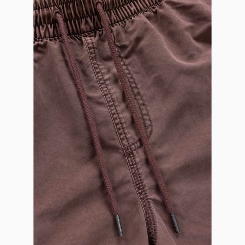 Pantaloni scurți de baie pentru bărbați Pitbull Balfour dusty burgundy 4