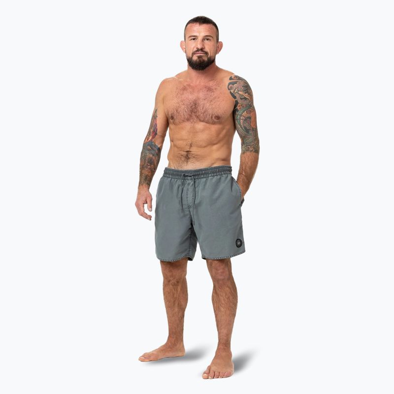 Pantaloni scurți de baie pentru bărbați Pitbull Balfour field grey 2