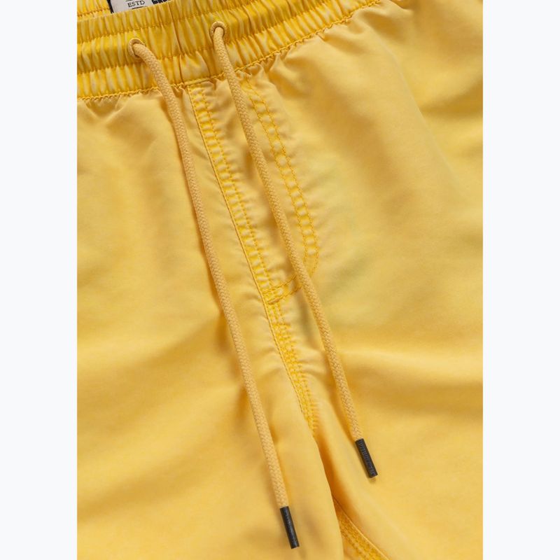 Pantaloni scurți de baie pentru bărbați Pitbull Balfour washed yellow 4