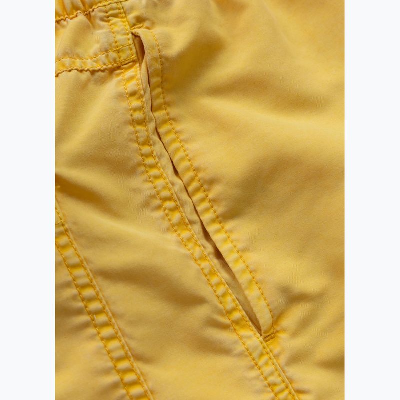 Pantaloni scurți de baie pentru bărbați Pitbull Balfour washed yellow 7