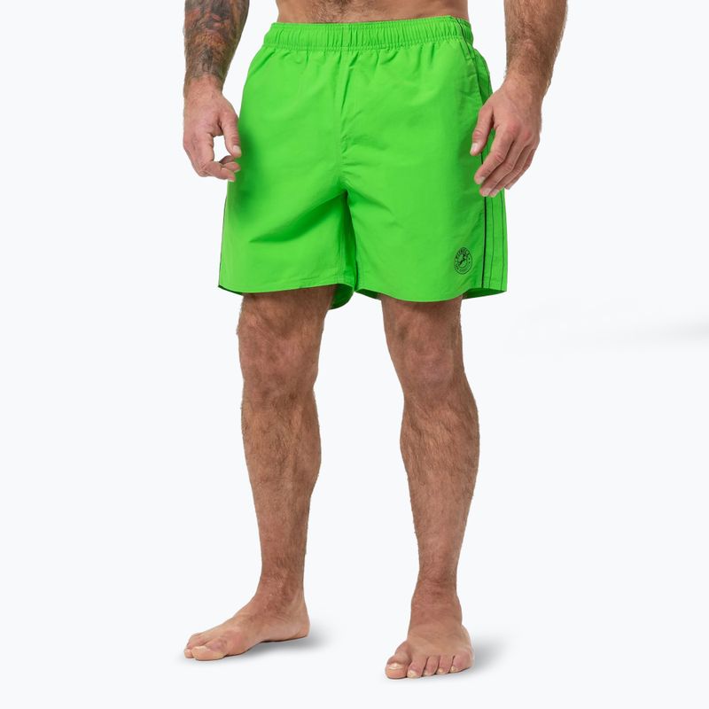 Pantaloni scurți de baie pentru bărbați Pitbull Crownhill fluo green 4