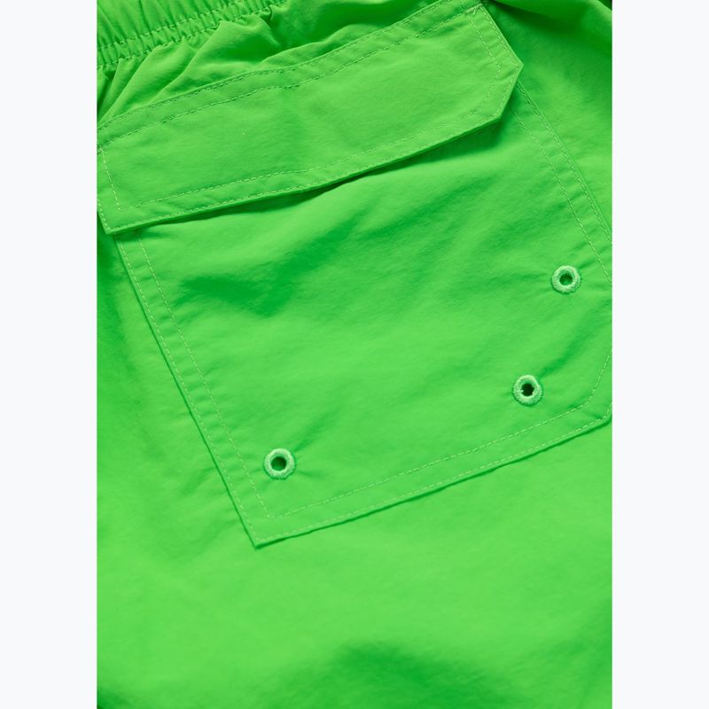 Pantaloni scurți de baie pentru bărbați Pitbull Crownhill fluo green 5