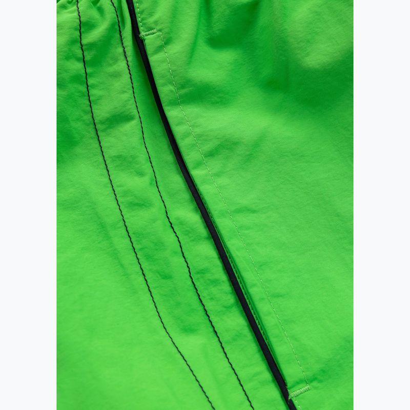 Pantaloni scurți de baie pentru bărbați Pitbull Crownhill fluo green 6