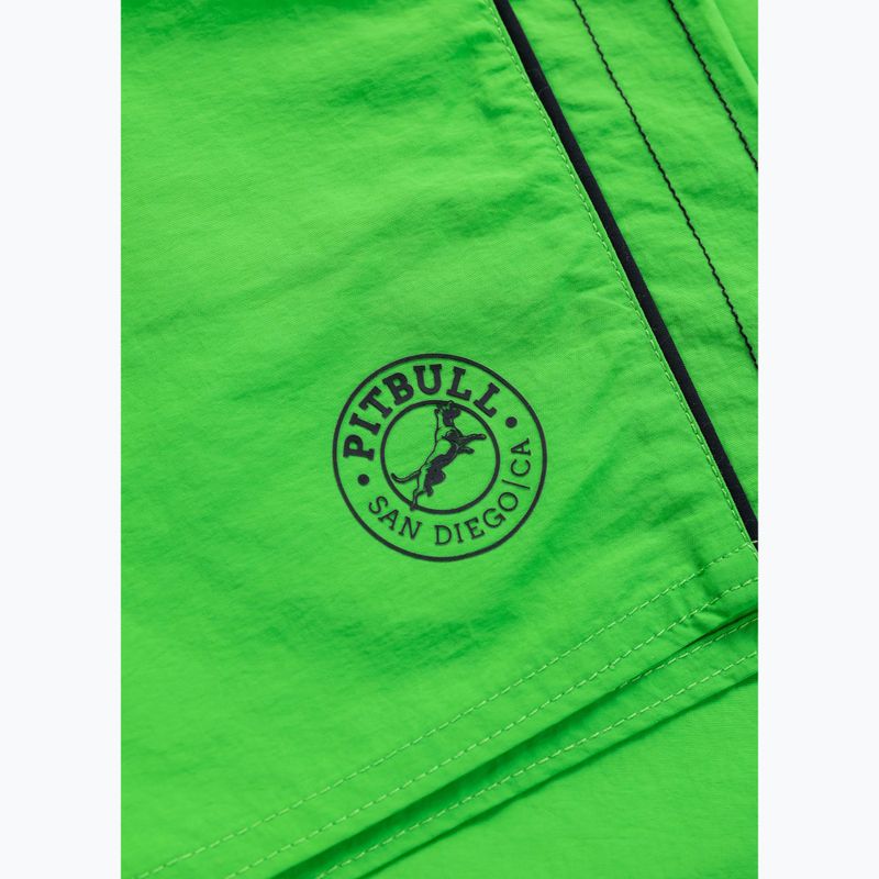 Pantaloni scurți de baie pentru bărbați Pitbull Crownhill fluo green 7