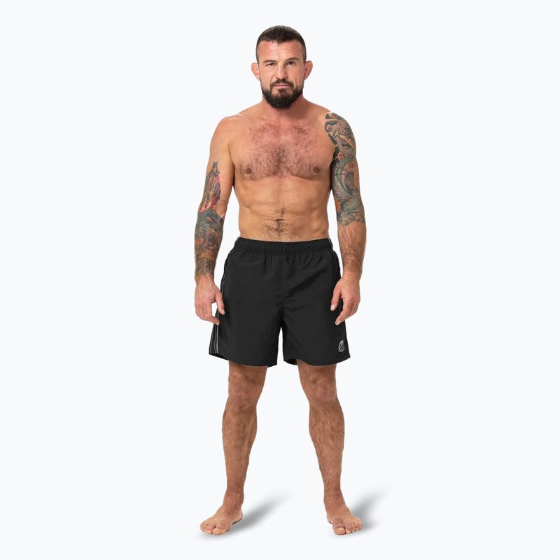 Pantaloni scurți de baie pentru bărbați Pitbull Crownhill black 2