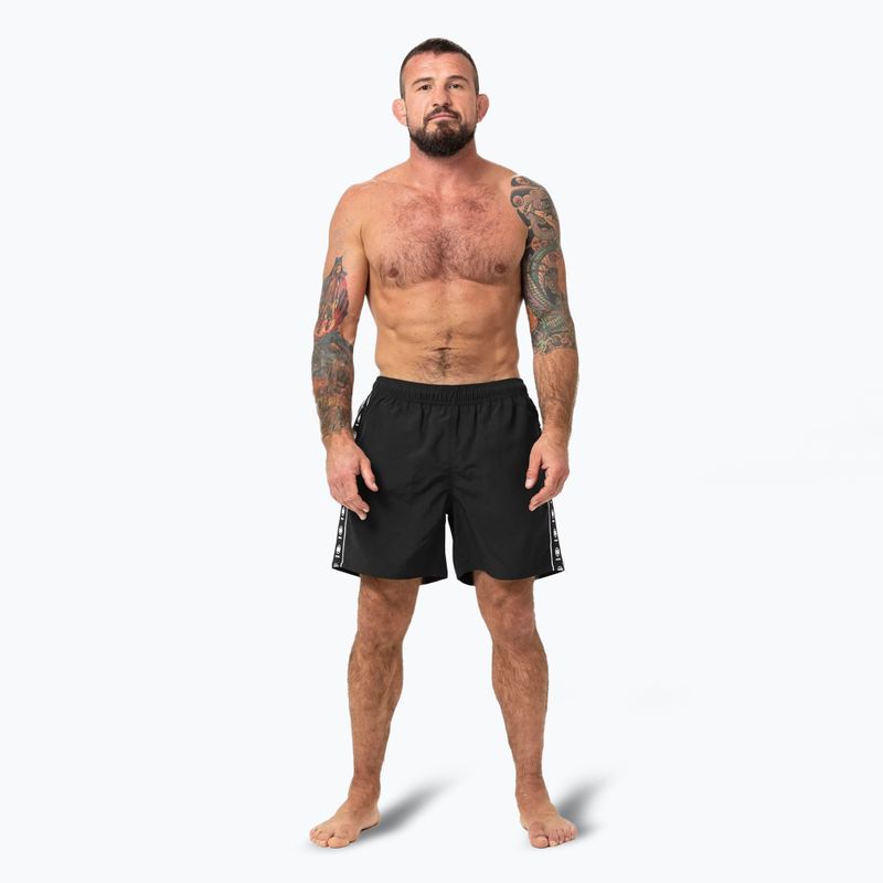 Pantaloni scurți de baie pentru bărbați Pitbull Blackmore black 2