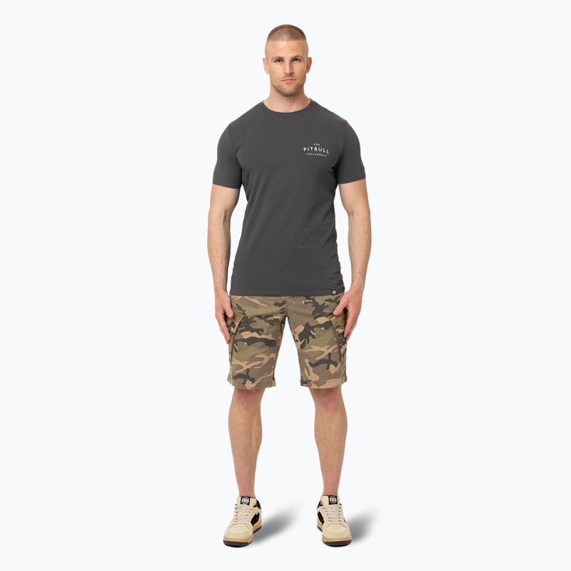 Tricou pentru bărbați Pitbull USA CAL graphite 2